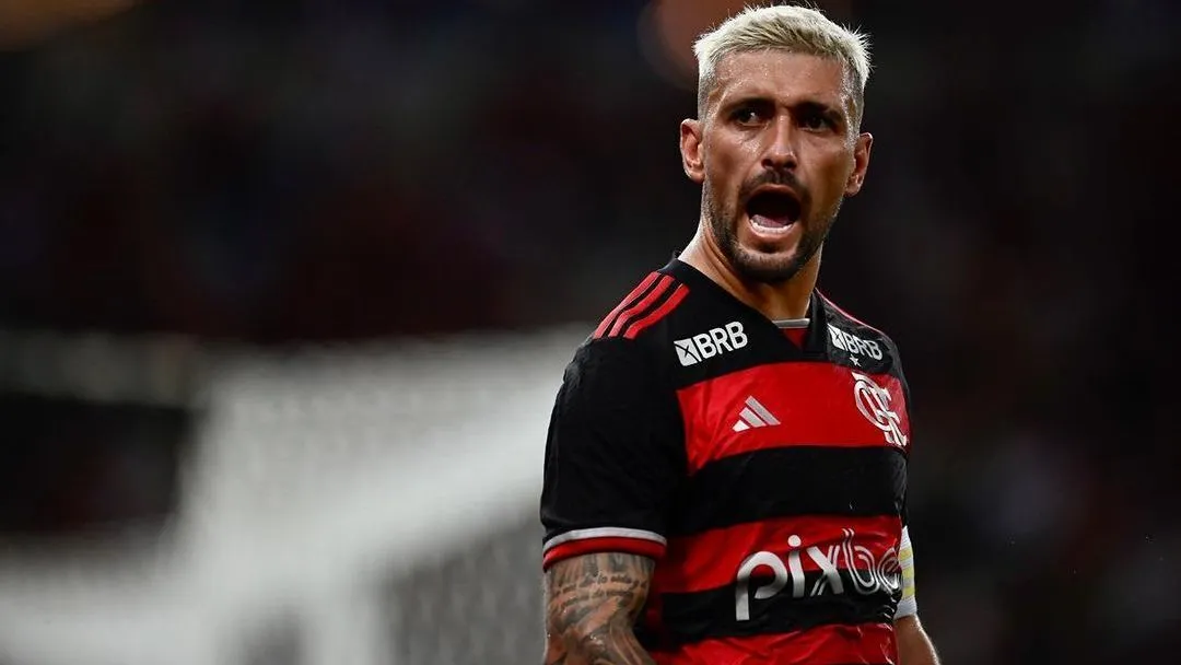 Arrascaeta comemora gol pelo Flamengo em 2024 Reprodução/Instagram @flamengo