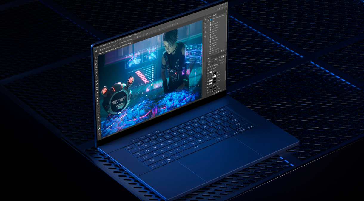 O ROG Zephyrus G16 é o primeiro notebook do país a ser equipado com a nova série de processadores Intel Core Ultra Asus/Divulgação